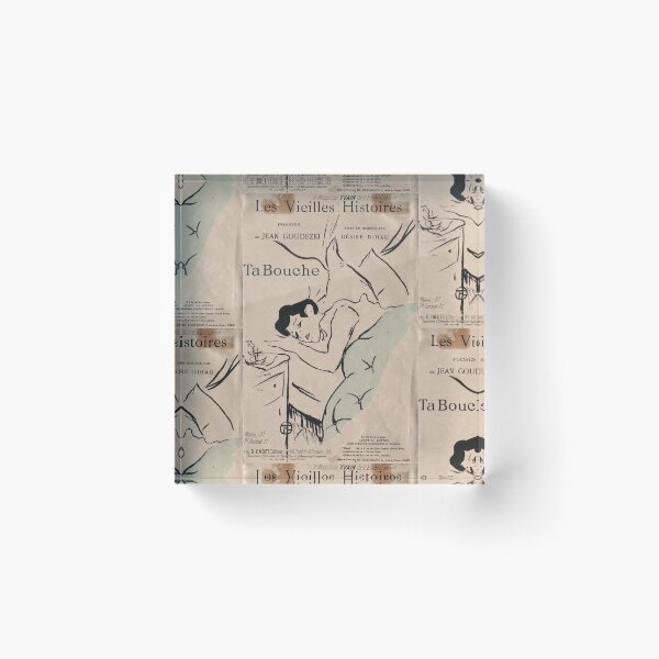 Item preview, Les Vieilles Histoires Ta Bouche by Henri de Toulouse-Lautrec | Belle Époque French Art Nouveau Poster designed and sold by artofuniverse.