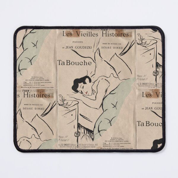 Item preview, Les Vieilles Histoires Ta Bouche by Henri de Toulouse-Lautrec | Belle Époque French Art Nouveau Poster designed and sold by artofuniverse.