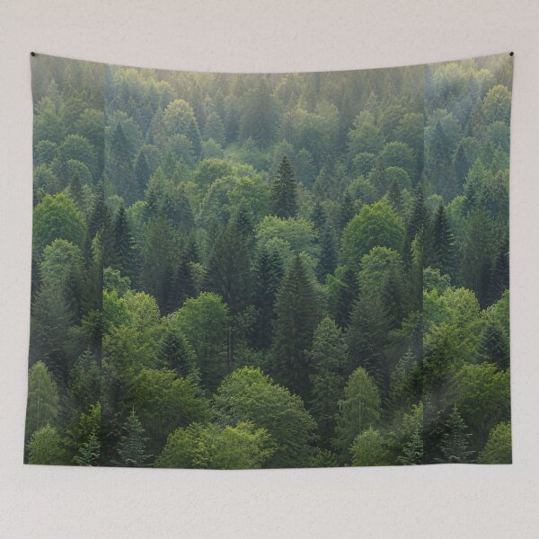Item preview, Mystical forest landscape – Deep natural forest in a vertical design designed and sold by Gletschie.