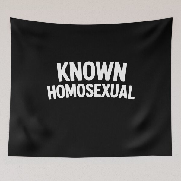 Item preview, Known Homosexual Funny Gay Pride Gift LGBT Humor designed and sold by Say It With Ink.