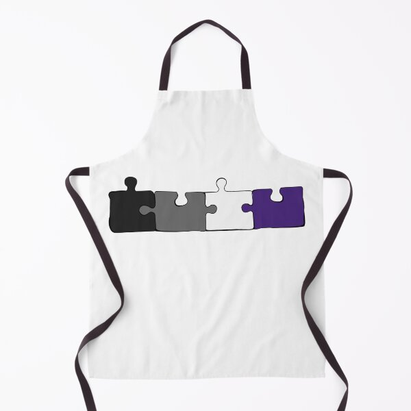 Item preview, Asexual Puzzle Pieces Pride Flag designed and sold by HarveyHandcraftsandDesigns.