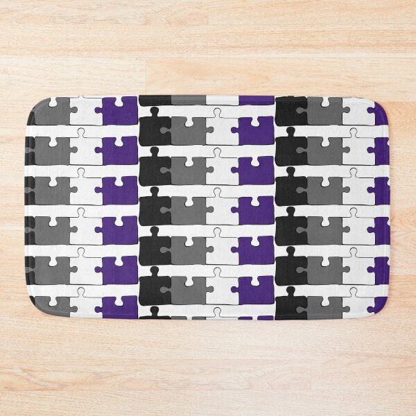 Item preview, Asexual Puzzle Pieces Pride Flag designed and sold by HarveyHandcraftsandDesigns.