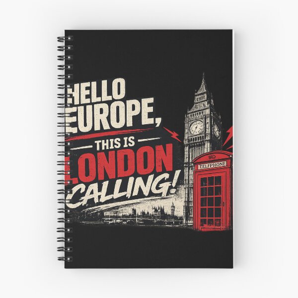 Item preview, HELLO EUROPE, LONDON CALLING! VERSION 2 designed and sold by THAT'S WHAT TEE SAID.