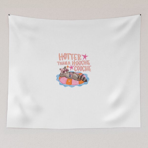 Item preview, Raccoon Summer Vacation, Hotter Than A Hoochie Coochice designed and sold by PamoHunter.