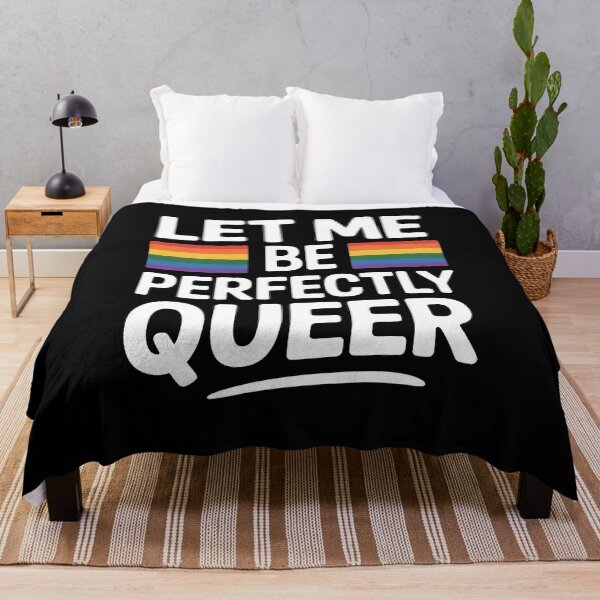 Item preview, Let Me Be Perfectly Queer Funny Queer Pride Gift LGBT Humor designed and sold by Say It With Ink.