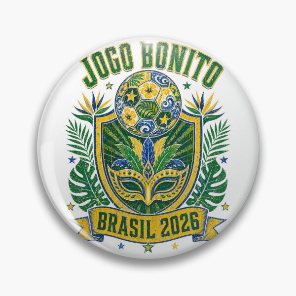 Item preview, Jogo Bonito Brasil 2026 World Cup Soccer T-Shirt designed and sold by KickoffStudio.