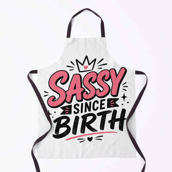 Item preview, Sassy Quote – “Sassy Since Birth” Bold Typography Graphic designed and sold by TommyArt94.