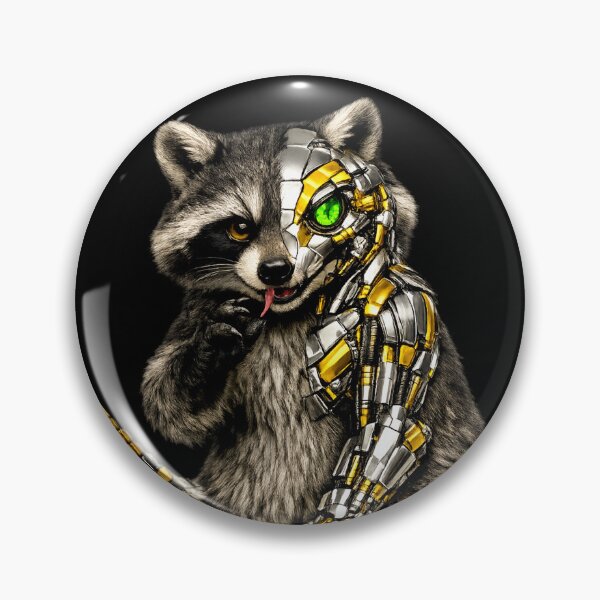 Item preview, Intrepid Raccoon with Bionic Touch designed and sold by Naturalite19.