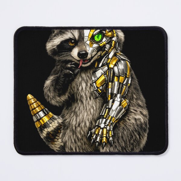Item preview, Intrepid Raccoon with Bionic Touch designed and sold by Naturalite19.