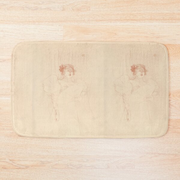 Item preview, Luce Myrès Front View by Henri de Toulouse-Lautrec | Belle Époque Cabaret Portrait Art Print designed and sold by artofuniverse.