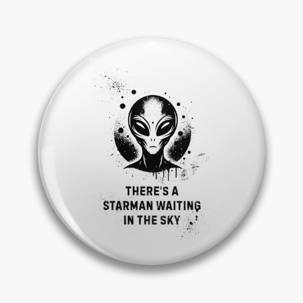 Item preview, There's a starman waiting in the sky designed and sold by MaxCardoso.