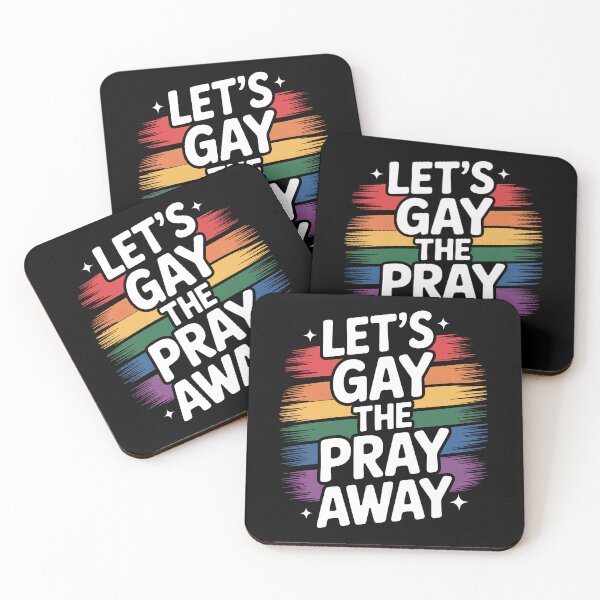 Item preview, Let's Gay The Pray Away Funny Gay Pride Gift LGBT Humor designed and sold by Say It With Ink.