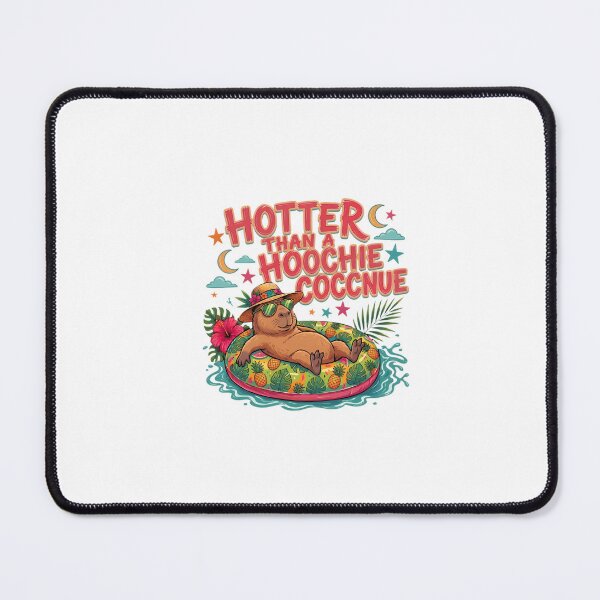 Item preview, Hotter Than a Hoochie Coccnue capybara designed and sold by PamoHunter.