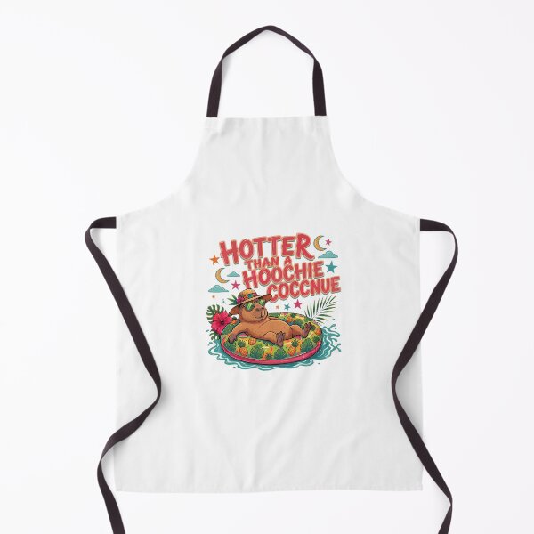 Item preview, Hotter Than a Hoochie Coccnue capybara designed and sold by PamoHunter.