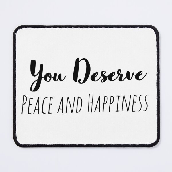 Item preview, You Deserve Peace and Happiness – Worthiness Affirmation designed and sold by Camila  Ardila.