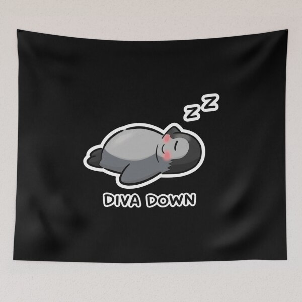 Item preview, Diva Down, Funny Penguin, Chaotic Cute Animal, Meme Gift designed and sold by toongstudio.