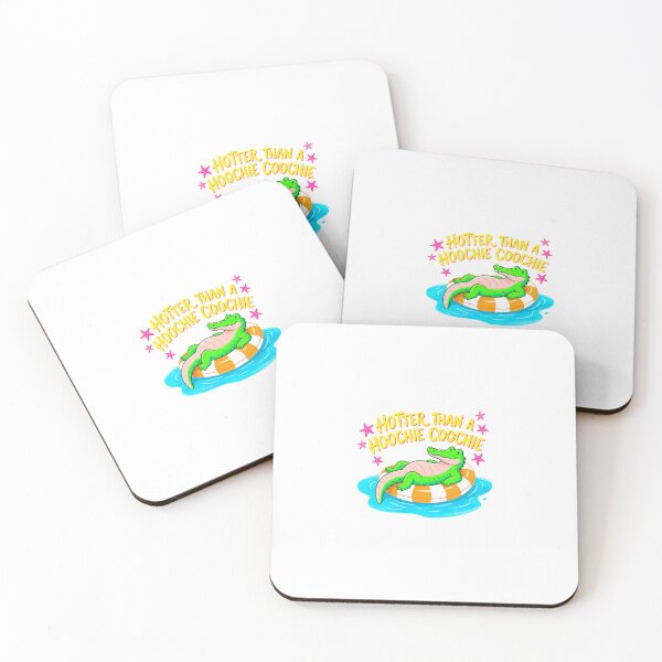 Item preview, Hotter Than A Hoochie Coochie Southern Alligator Summer Vacation Lake Life Humor designed and sold by PamoHunter.