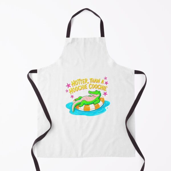 Item preview, Hotter Than A Hoochie Coochie Southern Alligator Summer Vacation Lake Life Humor designed and sold by PamoHunter.