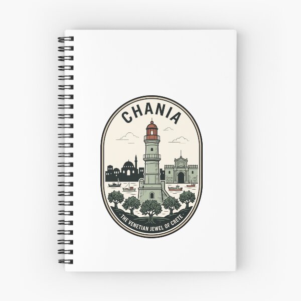 Item preview, Vintage Chania Crete Venetian Lighthouse Travel Badge designed and sold by k3rstman1.