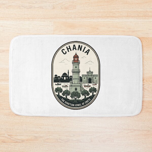 Item preview, Vintage Chania Crete Venetian Lighthouse Travel Badge designed and sold by k3rstman1.