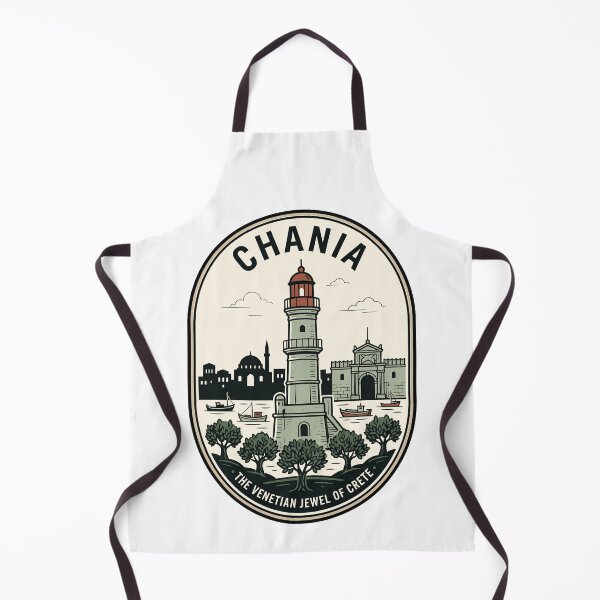 Item preview, Vintage Chania Crete Venetian Lighthouse Travel Badge designed and sold by k3rstman1.
