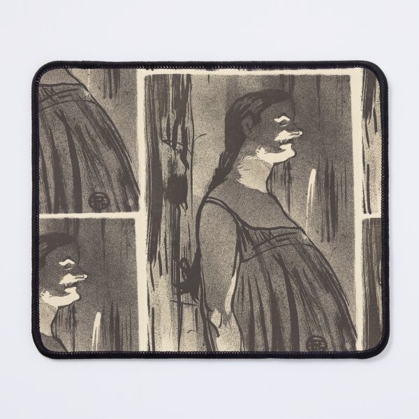 Item preview, Madame Abdala by Henri de Toulouse-Lautrec | Belle Époque Cabaret Portrait Art Print designed and sold by artofuniverse.