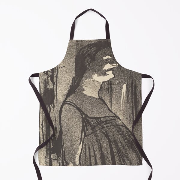 Item preview, Madame Abdala by Henri de Toulouse-Lautrec | Belle Époque Cabaret Portrait Art Print designed and sold by artofuniverse.