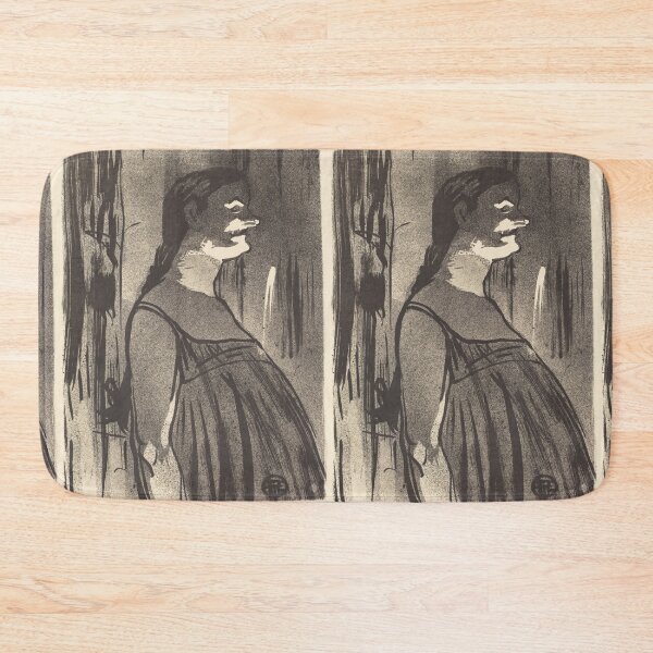 Item preview, Madame Abdala by Henri de Toulouse-Lautrec | Belle Époque Cabaret Portrait Art Print designed and sold by artofuniverse.