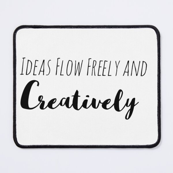 Item preview, Ideas Flow Freely and Creatively – Innovation Affirmation designed and sold by Camila  Ardila.