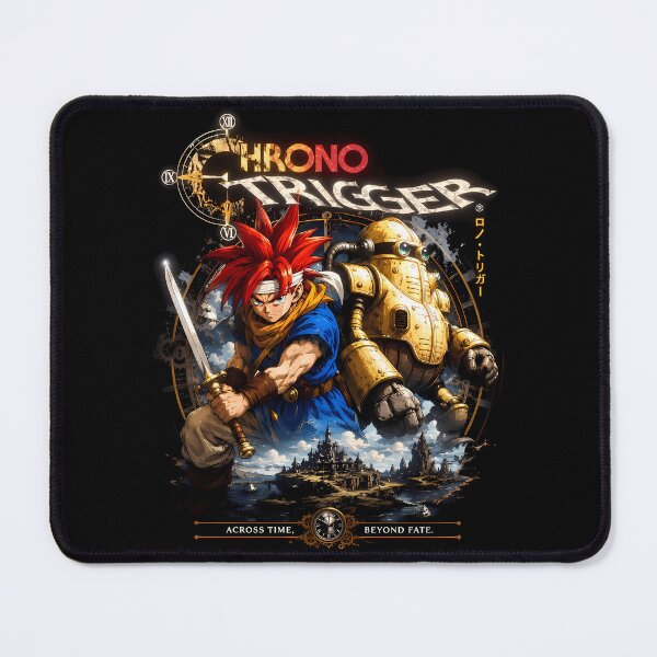 Item preview, Chrono trigger prodigy-across time beyond fate- retro crono and robo dark aesthetic designed and sold by Trinidesigns123.
