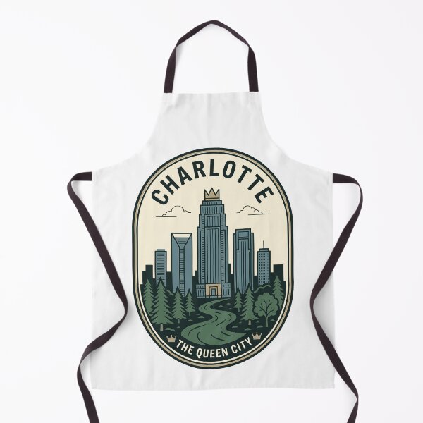 Item preview, Vintage Charlotte North Carolina Queen City Skyline designed and sold by k3rstman1.