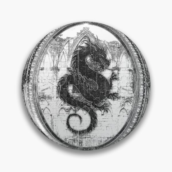 Item preview, Royal Dragon Gothic Ruins Ornate Baroque Frame designed and sold by Ghoul Enterprises.