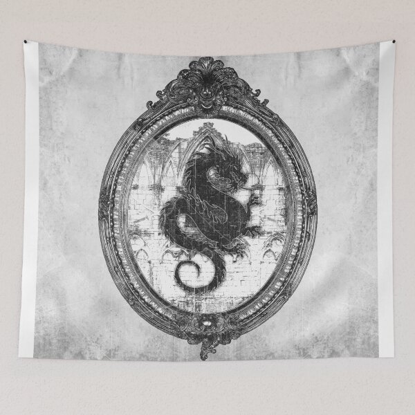Item preview, Royal Dragon Gothic Ruins Ornate Baroque Frame designed and sold by Ghoul Enterprises.