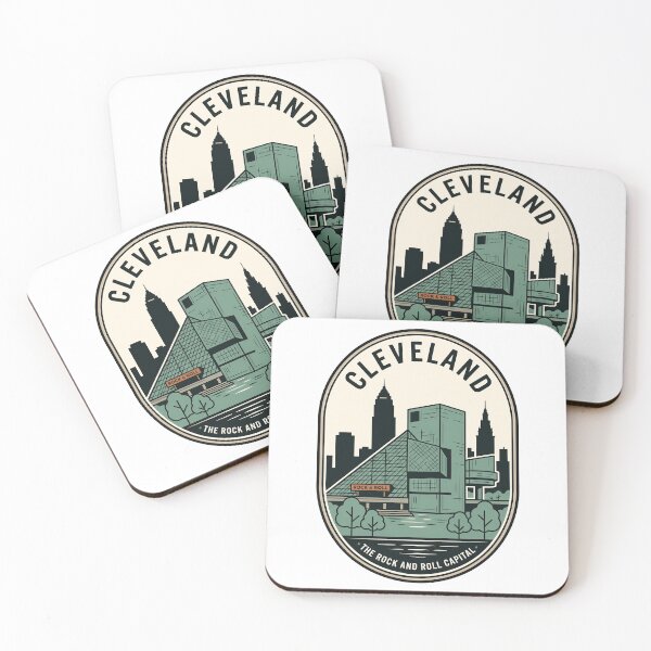 Item preview, Cleveland Ohio Rock and Roll Capital Skyline Retro designed and sold by k3rstman1.