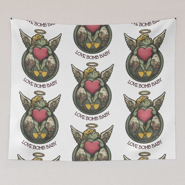 Item preview, Love Bomb Baby Toxic Cupid Dystopian Romance T-Shirt designed and sold by Ignorant-Artist.