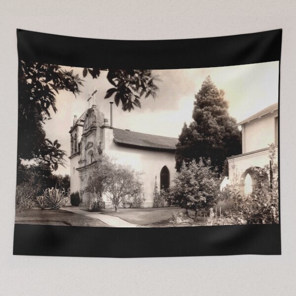 Item preview, 1920s Cathedral of San Carlos Borromeo Monterey California designed and sold by YuckyCat.