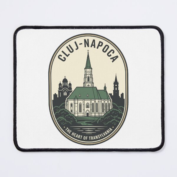 Item preview, Vintage Cluj-Napoca Transylvania Romania Travel Badge designed and sold by k3rstman1.
