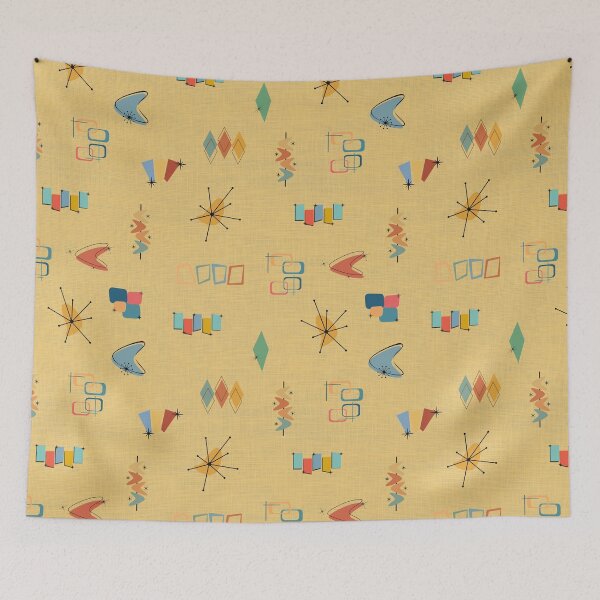 Item preview, Mid Century Modern Textured Yellow designed and sold by KSimpson838.