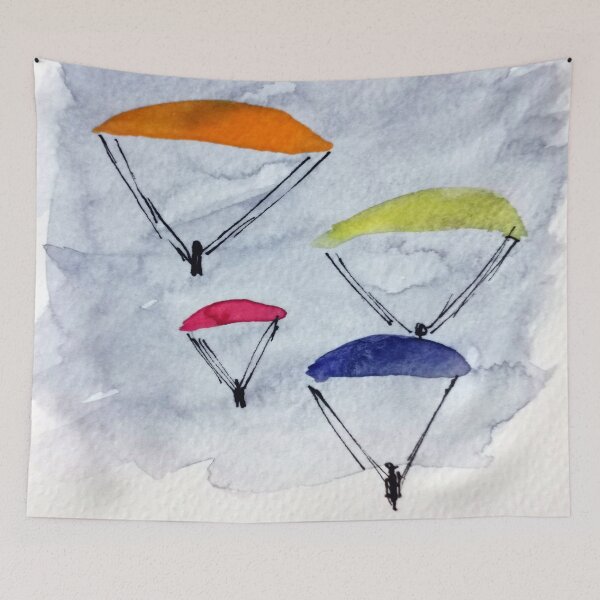 Item preview, Colorful parachutes designed and sold by frankuffmann.