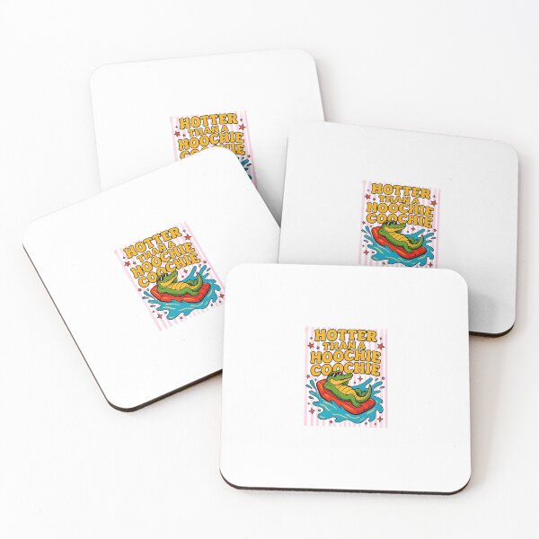 Item preview, Hotter Than A Hoochie Coochie Funny Viral Alligator in Floatie Summer Quote Sassy Beach Humor designed and sold by PamoHunter.