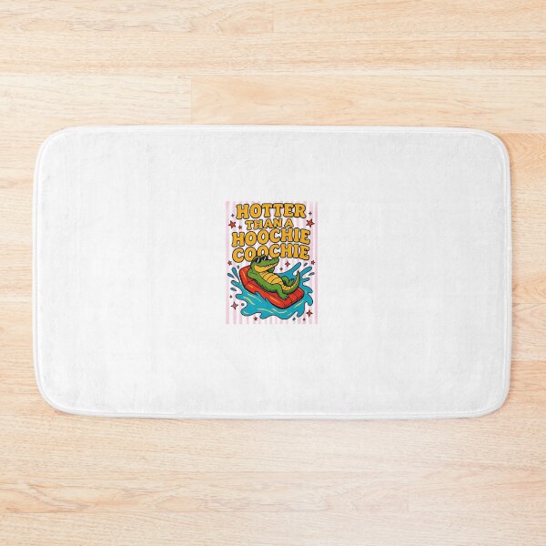 Item preview, Hotter Than A Hoochie Coochie Funny Viral Alligator in Floatie Summer Quote Sassy Beach Humor designed and sold by PamoHunter.