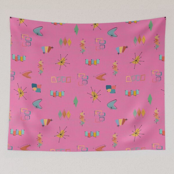 Item preview, Mid Century Modern Textured Pink designed and sold by KSimpson838.