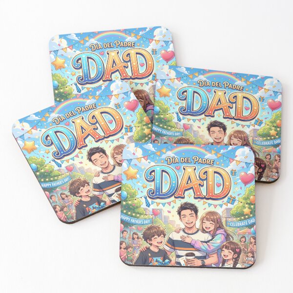 Item preview, Happy Father's Day! A Heartwarming Anime Family Celebration designed and sold by VibranPalette.