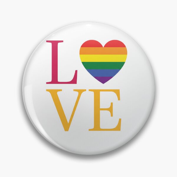 Item preview, Aesthetic Stacked LOVE Pride - Rainbow Heart Typography Art designed and sold by Wittylayer.