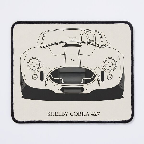 Item preview, Shelby Cobra 427 AC Classic Muscle Car Vintage Postage Stamp Art designed and sold by Motorline44.