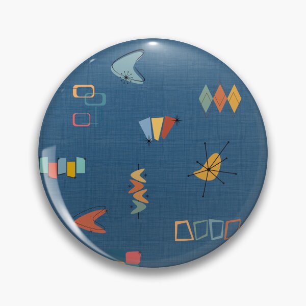 Item preview, Mid Century Modern Textured Dark Azure designed and sold by KSimpson838.