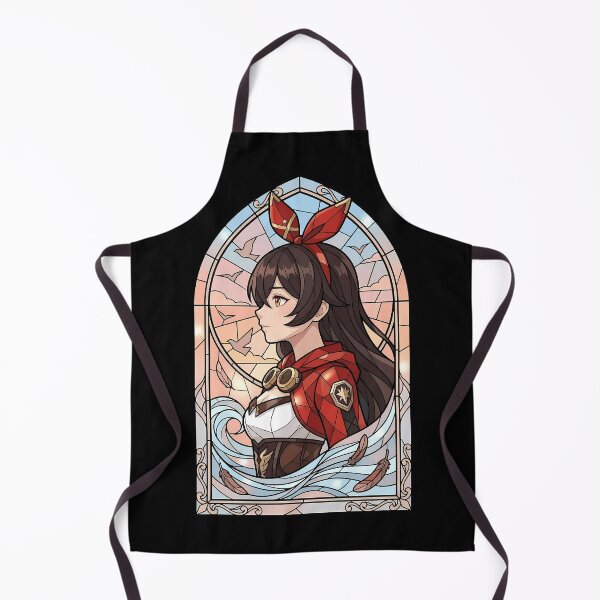Item preview, Amber Genshin Impact Windy Stained Glass Portrait designed and sold by mildaclairmo.