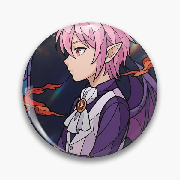 Item preview, Alice Asmodeus Iruma kun Gothic Flame Stained Glass Portrait designed and sold by mildaclairmo.