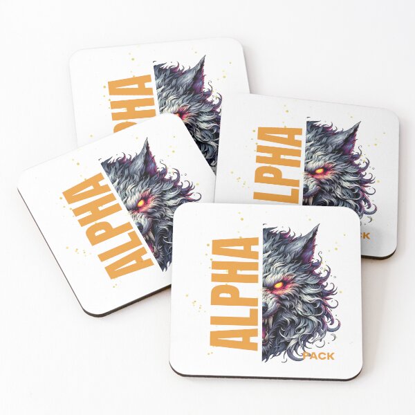 Item preview, Neon Alpha Wolf - The Pack Leader designed and sold by GraphixByHub.