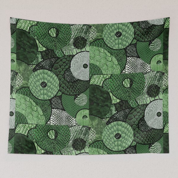 Item preview, green snake skin designed and sold by blackdog-art.